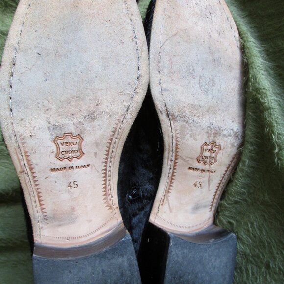 GUCCI- Blk Pony Boot - worn twice- Pony cut to look like Croco- size 45-Tom Ford - Picture 5 of 8